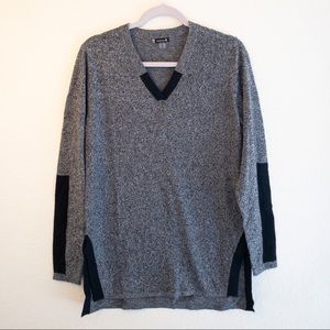 Smartwool Shadow Pine Tunic Sweater Grey Black M